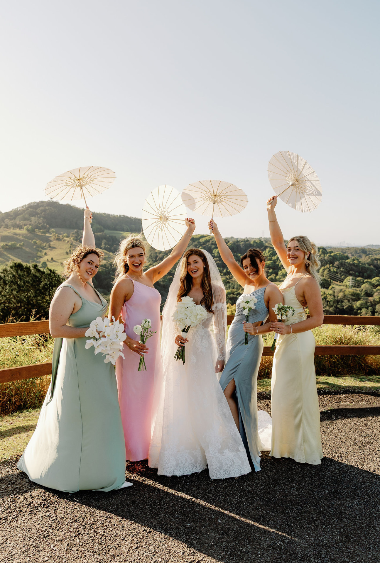 Rachel with her bridesmaids — Marée Occasions